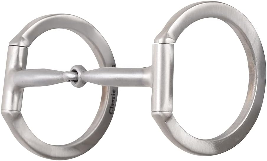 Classic Equine D-Ring Bit with Smooth Bar - Gentle & Durable