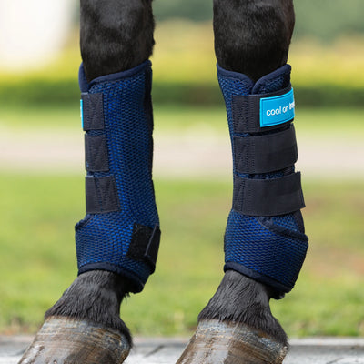 Back On Track Cool on Track Quick Wraps - Therapeutic Cooling Horse Leg Wraps (Pair)
