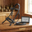 Lifestyle photo of Shires Avignon Aspen Bridle - Premium Padded Leather English Horse Bridle with Rubber Grip Reins