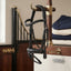 Lifestyle photo of Shires Lusso Dressage Flash Bridle - Premium Italian Leather Padded Horse Bridle