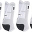 CLASSIC EQUINE Small Legacy2 Horse Front Hind Sports Boots 4 Pack White