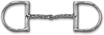Myler 09 English Dee Bit with Hooks & Twist - Enhanced Comfort Snaffle