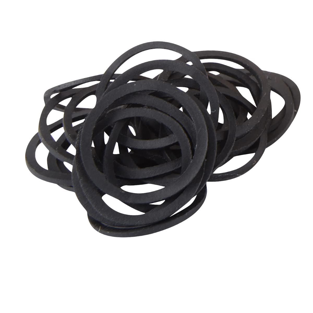 Cashel Rubber Braiding Bands - Black, Tangle-Resistant, 800 Count