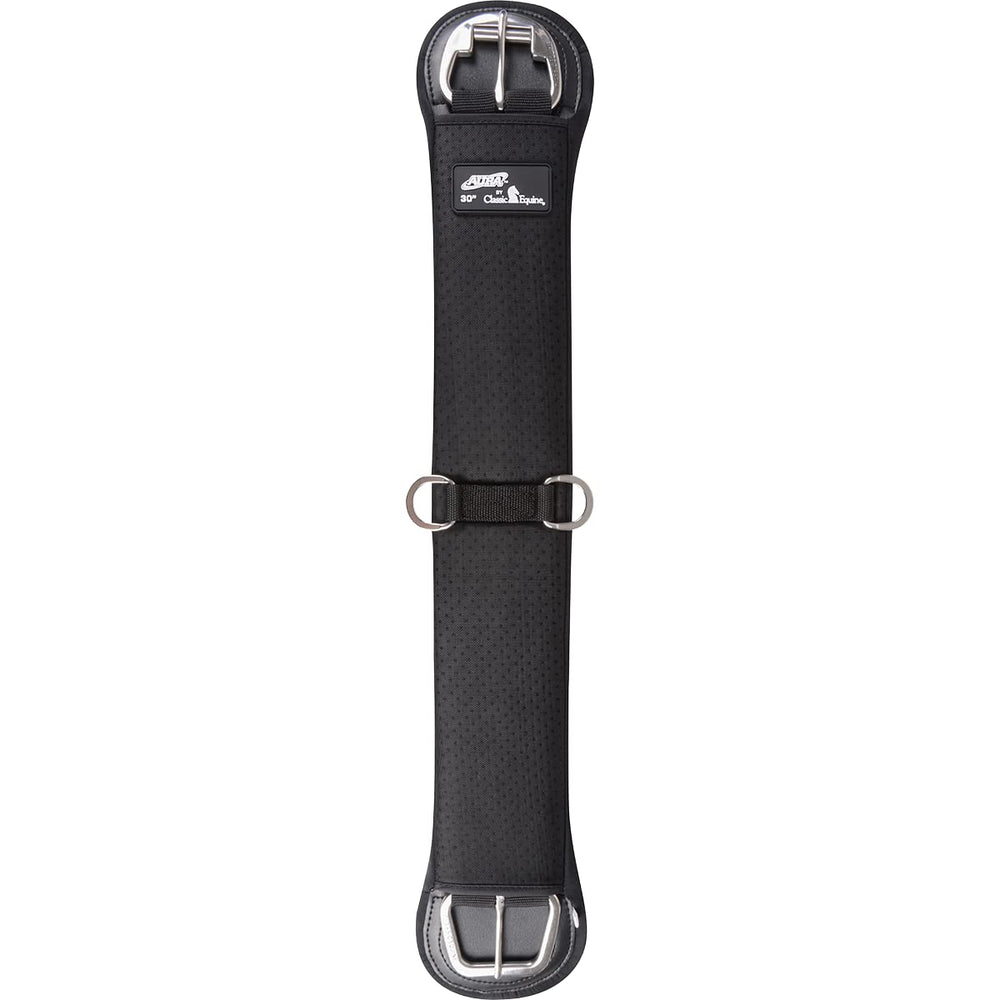 Classic Equine Aura Black Cinch - Hooves and Paws