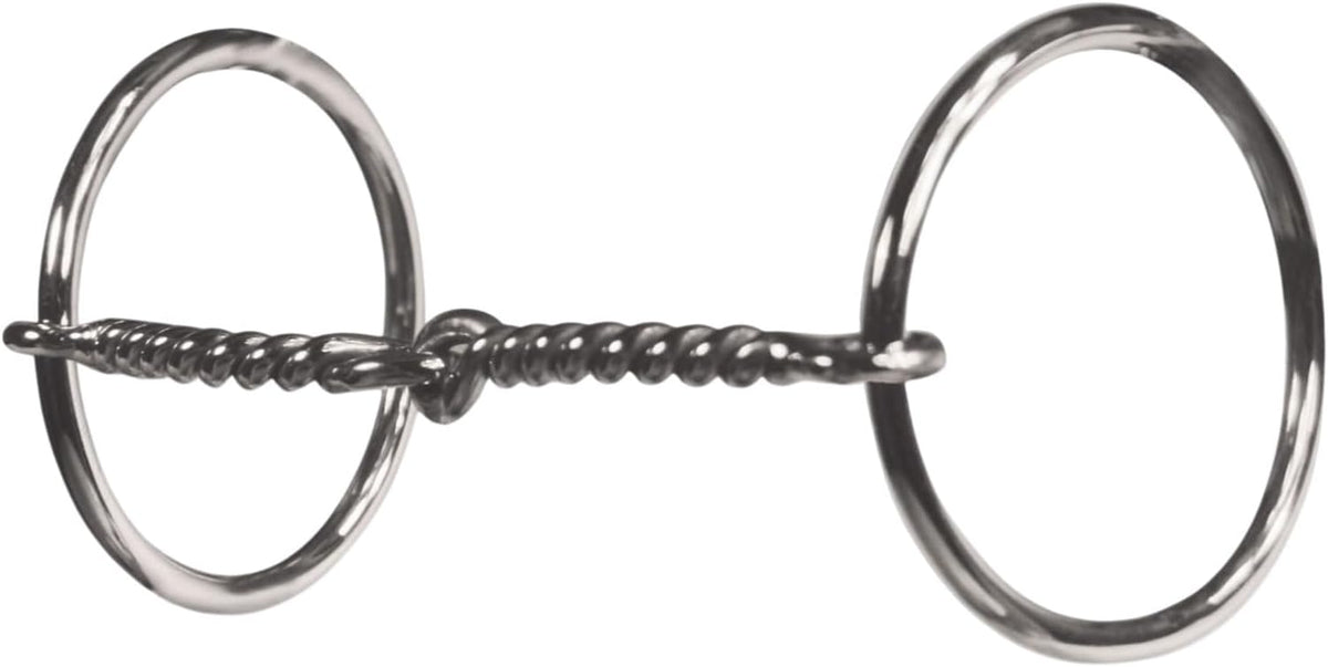 Professional's Choice Brittany Pozzi Smooth O-Ring Snaffle Bit 5.5" Mouth