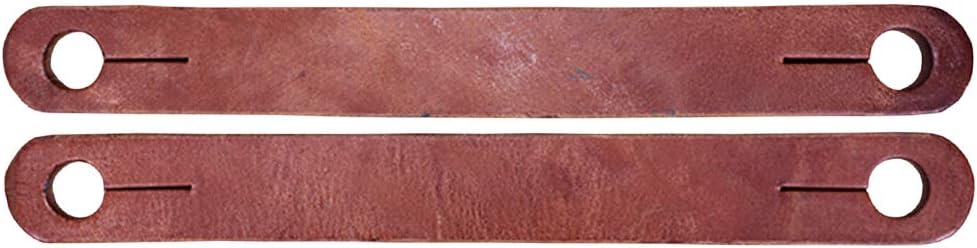 Weaver Russet Leather Slobber Straps - Improve Horse Communication