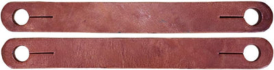 Weaver Russet Leather Slobber Straps - Improve Horse Communication