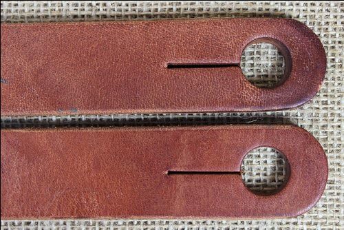Weaver Russet Leather Slobber Straps - Improve Horse Communication