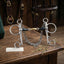 Lifestyle photo of Shires Blue Sweet Iron Pelham with Brass Lozenge Horse Bit #5312 - 14mm - Sweet Iron & Brass - Multiple Sizes