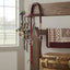 Lifestyle photo of Professional's Choice Burgundy Latigo Turned Ear Headstall