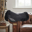 Lifestyle photo of Shires Arma Deluxe Cotton Half Pad - Breathable Quilted English Saddle Support for Horse Comfort