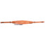 Weaver Equine 6-Inch Heavy-Duty Complete Western Back Cinch - Honey Leather with Billets & Connector Strap