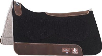 Classic Equine Zone Felt Top/Bottom Saddle Pad - 30" x 32" x 1" - Comfort & Protection
