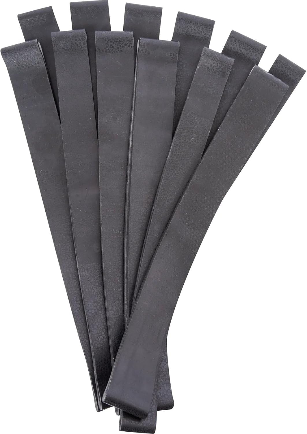 Classic Equine Roper Dally Wraps - 1-1/8 Inch Wide Cushion Grip Rubber, Black, 12 Pack