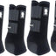 Classic Equine Small Legacy2 Horse Front Hind Sports Boots 4 Pack Black