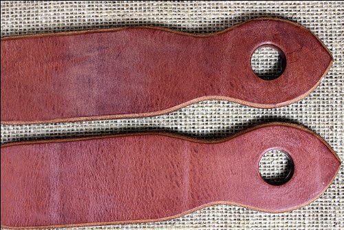 Weaver Single - Ply Slobber Straps Russet (Sell out) - Hooves and Paws