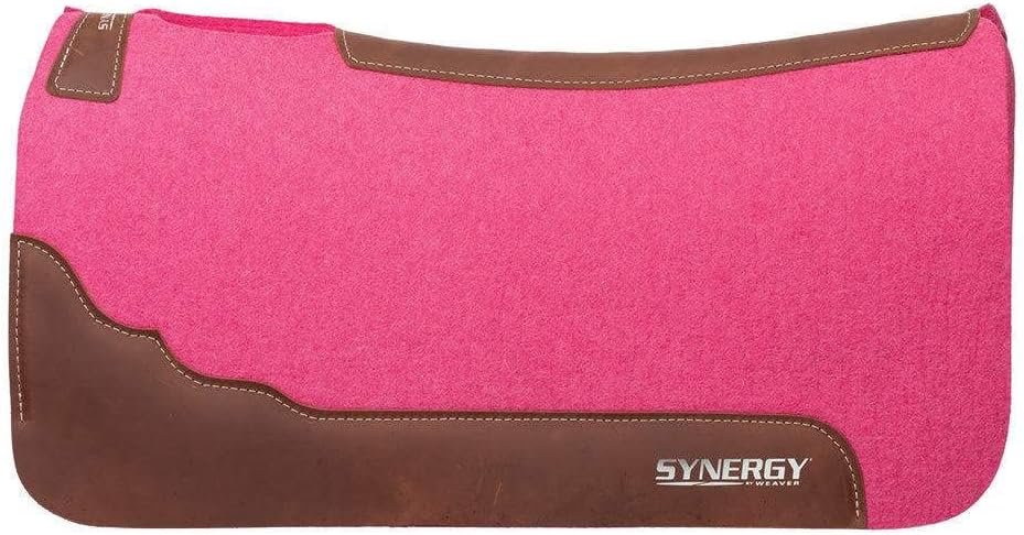 Weaver Synergy Steam Pressed Wool Pad 1in Red 31" x 32"