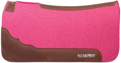 Weaver Synergy Steam Pressed Wool Pad 1in Red 31" x 32"