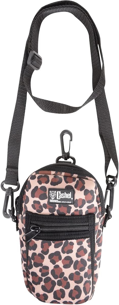 Cashel Leopard Print Phone Holder for Horseback Riding - Water-Resistant