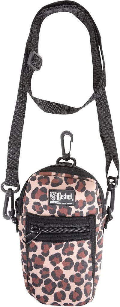 Cashel Leopard Print Phone Holder for Horseback Riding - Water-Resistant