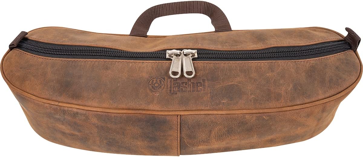 Cashel Distressed Leather Cantle Bag - Rustic Saddle Bag for Trail Riding