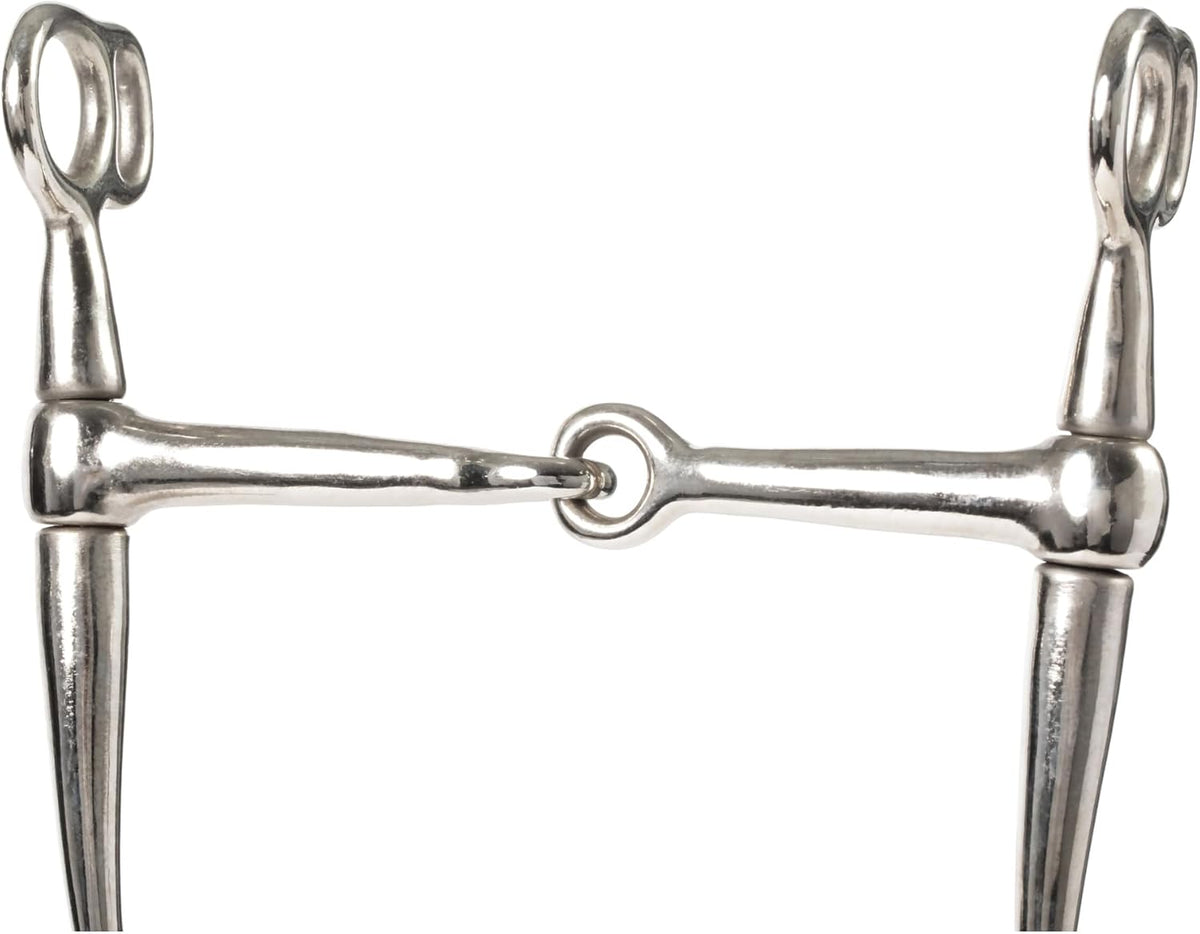 Weaver Leather Nickel Plated Tom Thumb Snaffle Bit 5" Mouth