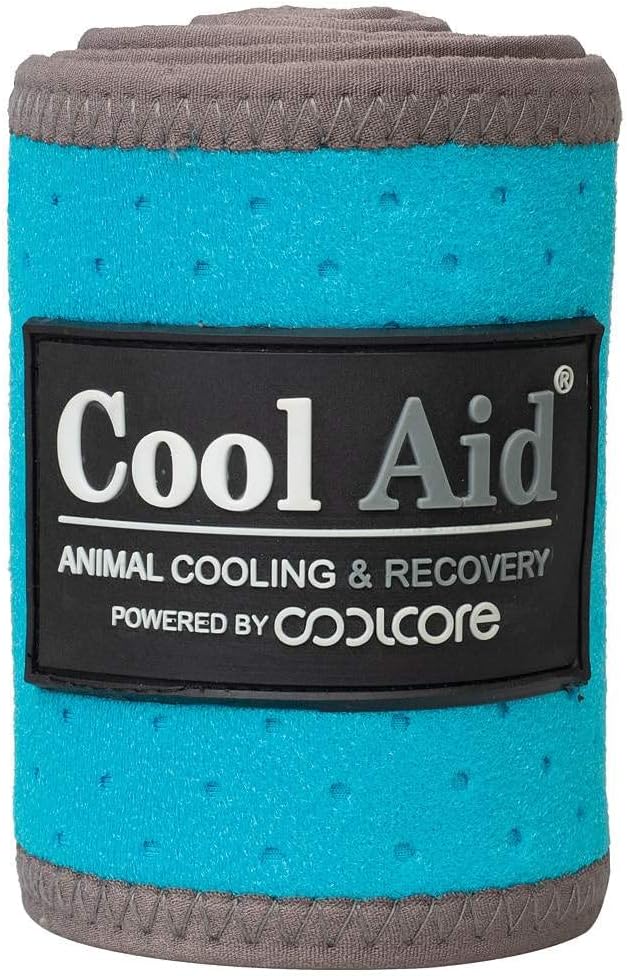 Weaver Equine CoolAid Equine Icing and Cooling Turquoise Large Polo Wraps