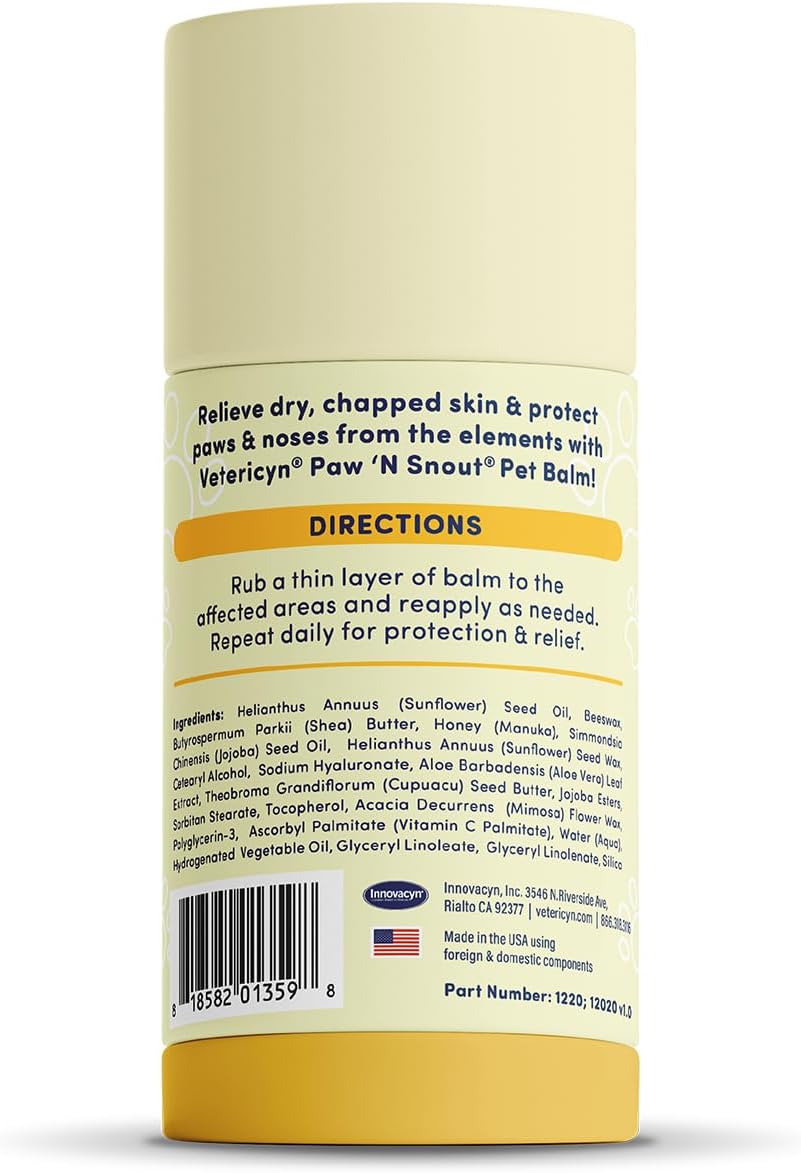 Vetericyn Paw 'N Snout Pet Balm, 2.5 oz