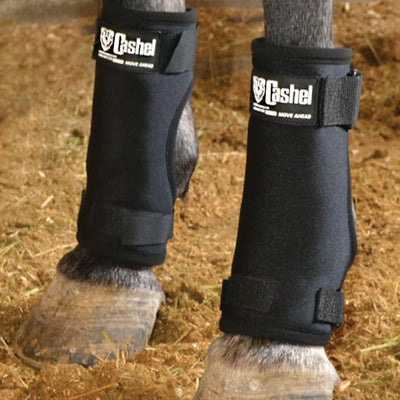 Cashel Stall Sore Boots for Horses - Large 10.5" - Foreleg Protection & Healing (Pair)