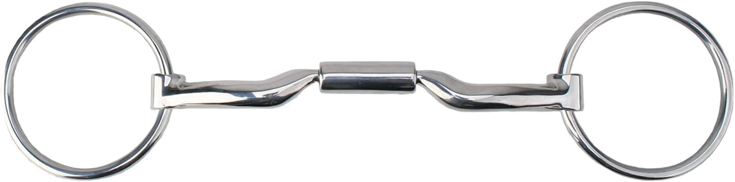 Myler Bridoon Stainless Steel Low Port Comfort Snaffle Bit - MB 04