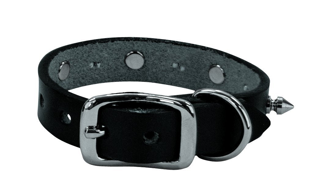 Weaver Pet Spike Collar: Stylish, Durable Leather Collar for Dogs