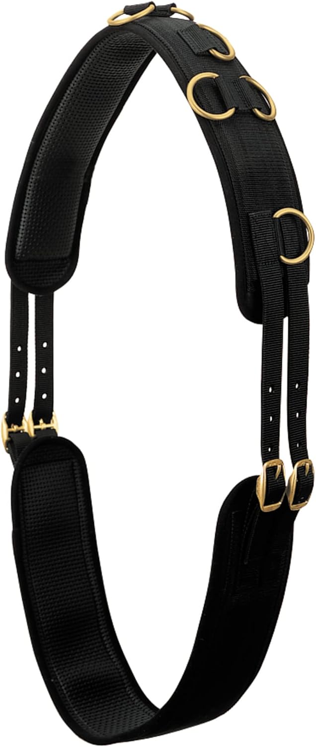 Weaver Leather Neoprene Surcingle Black - Hooves and Paws