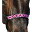 Professional's Choice Braided Rope Cowboy Halter with Lead - Comfortable Flat Nose Design
