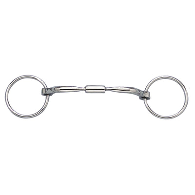 Myler Bridoon Comfort Snaffle Wide Barrel Bit - Dressage Legal & Horse-Friendly 4 3/4"