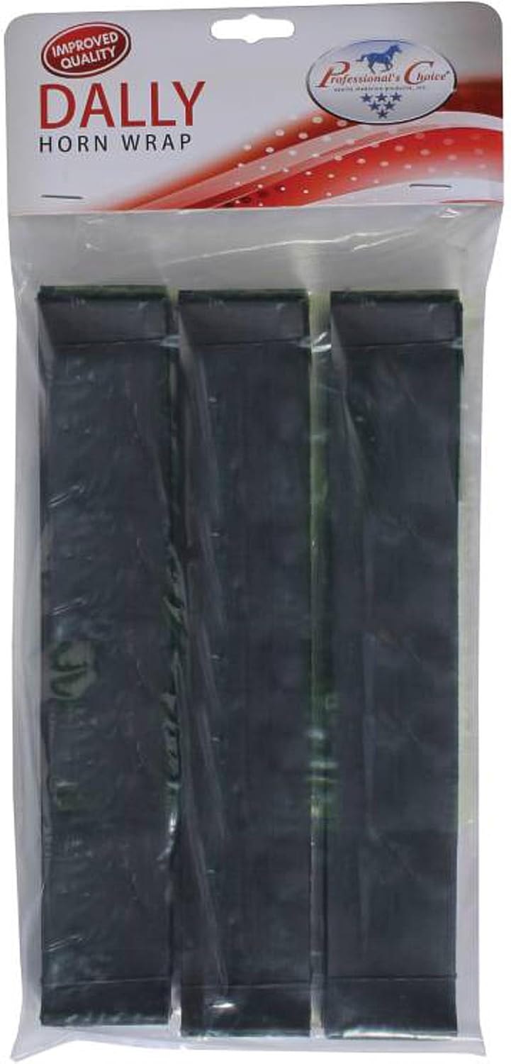 Professional's Choice Dally Black Horn Wrap - Hooves and Paws