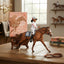 Lifestyle photo of Breyer Freedom Series Cheryl White Horse and Book Set - 1:12 Scale Jetolara Model & 208-Page Book #6236