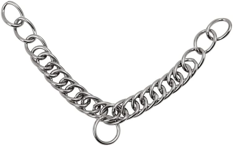 Double Link Curb Chain - Steel Cob/Full size 643 (Sell out) - Hooves and Paws