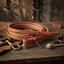 Lifestyle photo of Professional's Choice Extra Heavy Harness Leather Split Reins - 7' x 5/8"