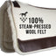 Professional's Choice 100% Wool Felt Contoured Saddle Pad - Pressure Relief & Comfort