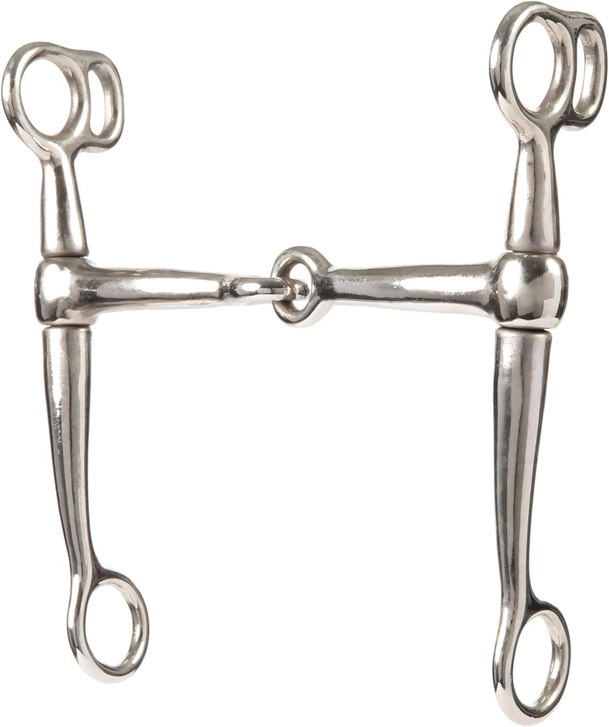 Weaver Leather Nickel Plated Tom Thumb Snaffle Bit 5" Mouth