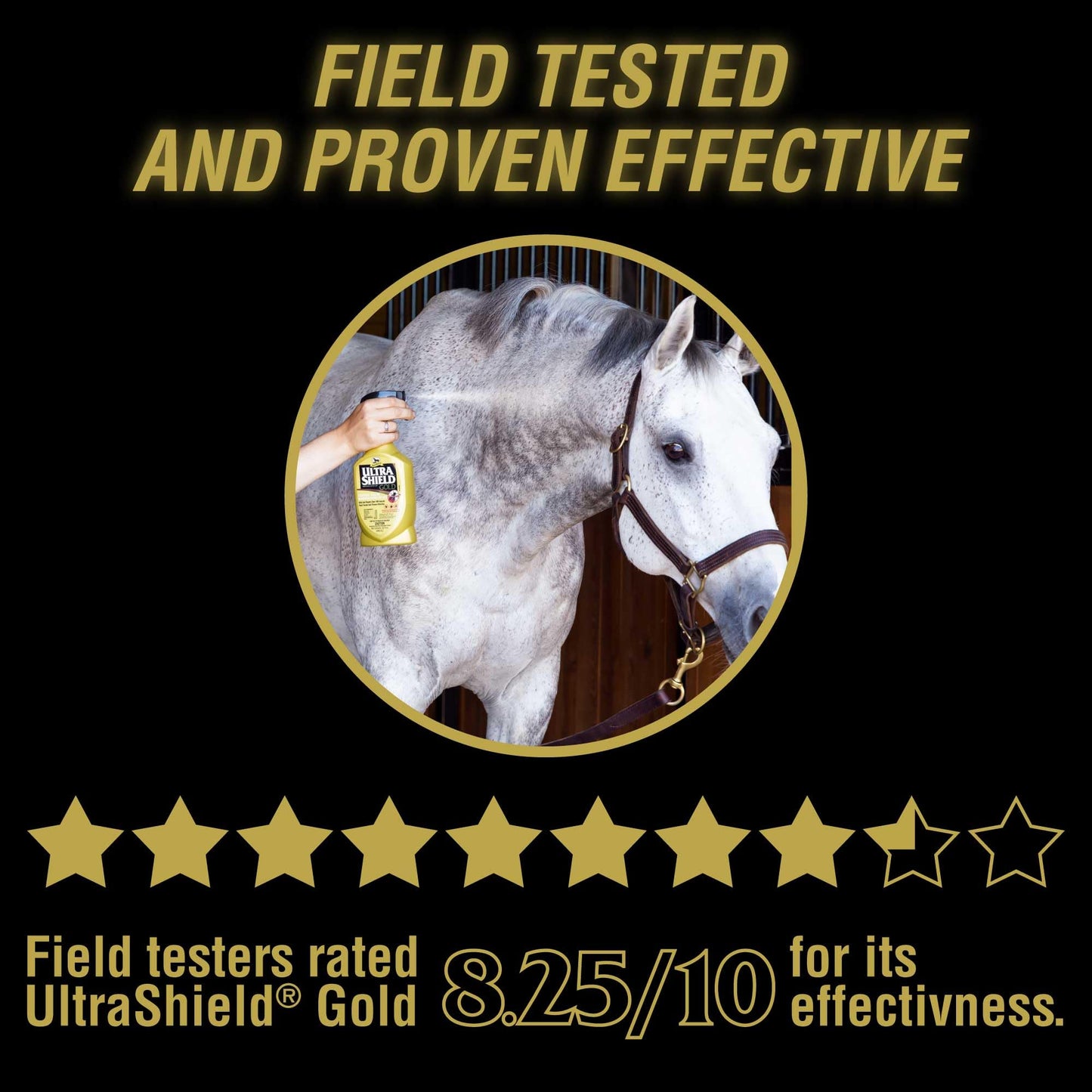 Absorbine UltraShield Gold Fly Spray – Blocks 100+ Insects