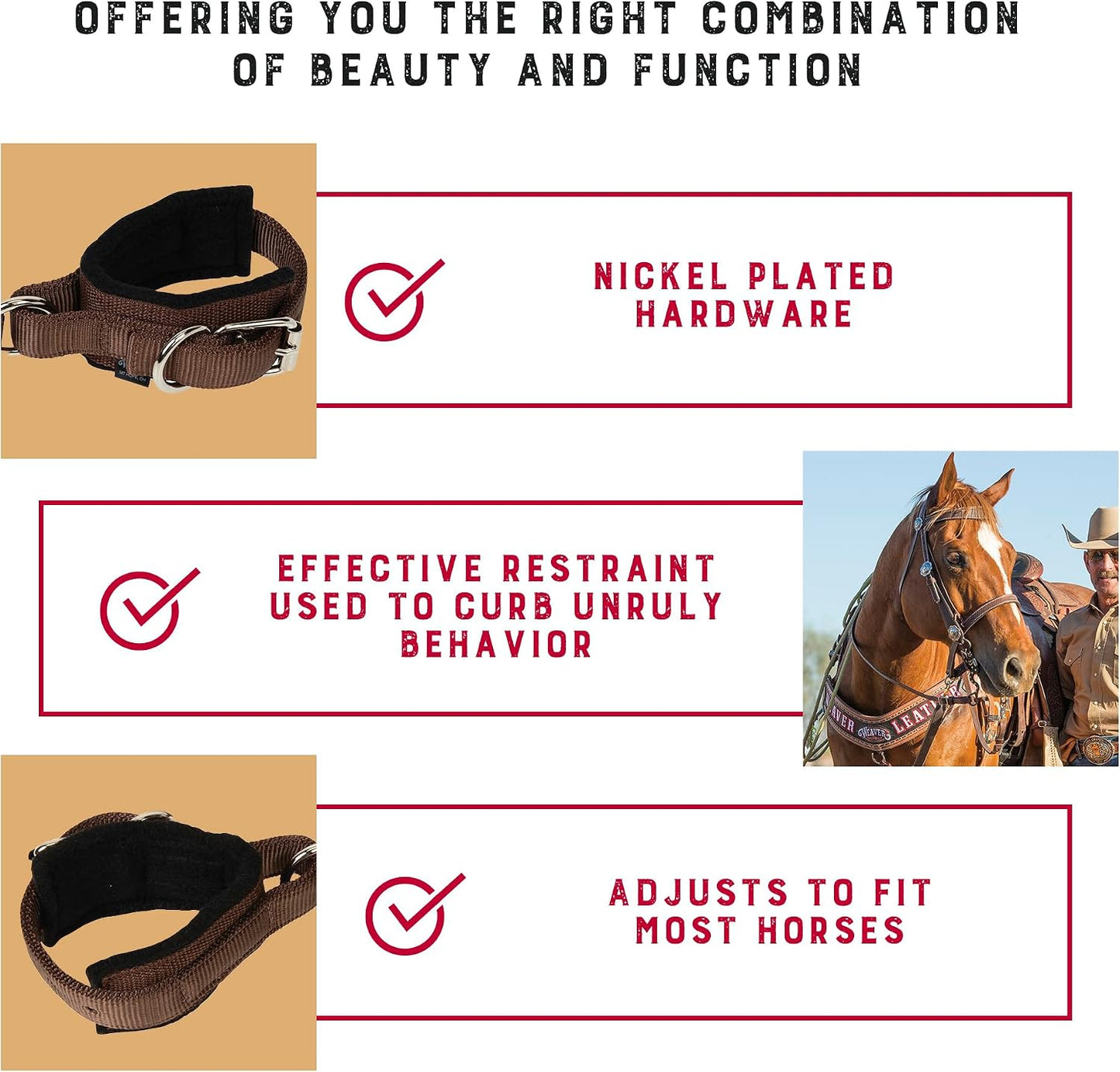 Weaver Leather 3-Way Felt-Lined Horse Hobbles
