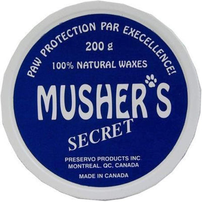 Musher's Secret Pet Paw Protection Wax Moisturizer Invisible Boots Snow (200g.) for Dog Pet Puppy