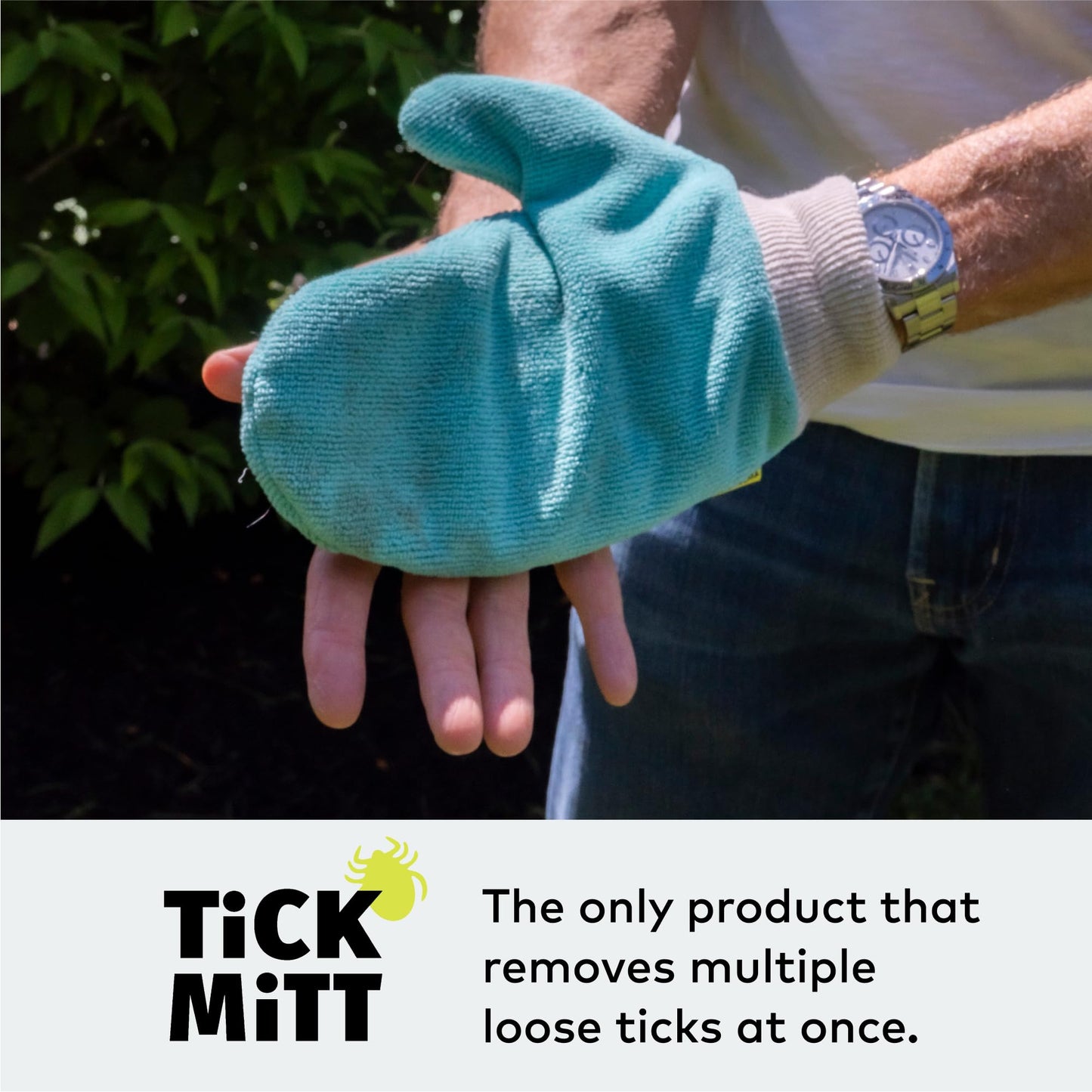 TiCK MiTT Tick Removal Glove for Humans & Pets - Safely Remove Ticks Effortlessly, Chemical-Free, Durable, Portable Tick Management Tool for Outdoor Adventures & Everyday Use | Safely Remove Ticks Effortlessly, Chemical-Free, Durable, Portable Tick
