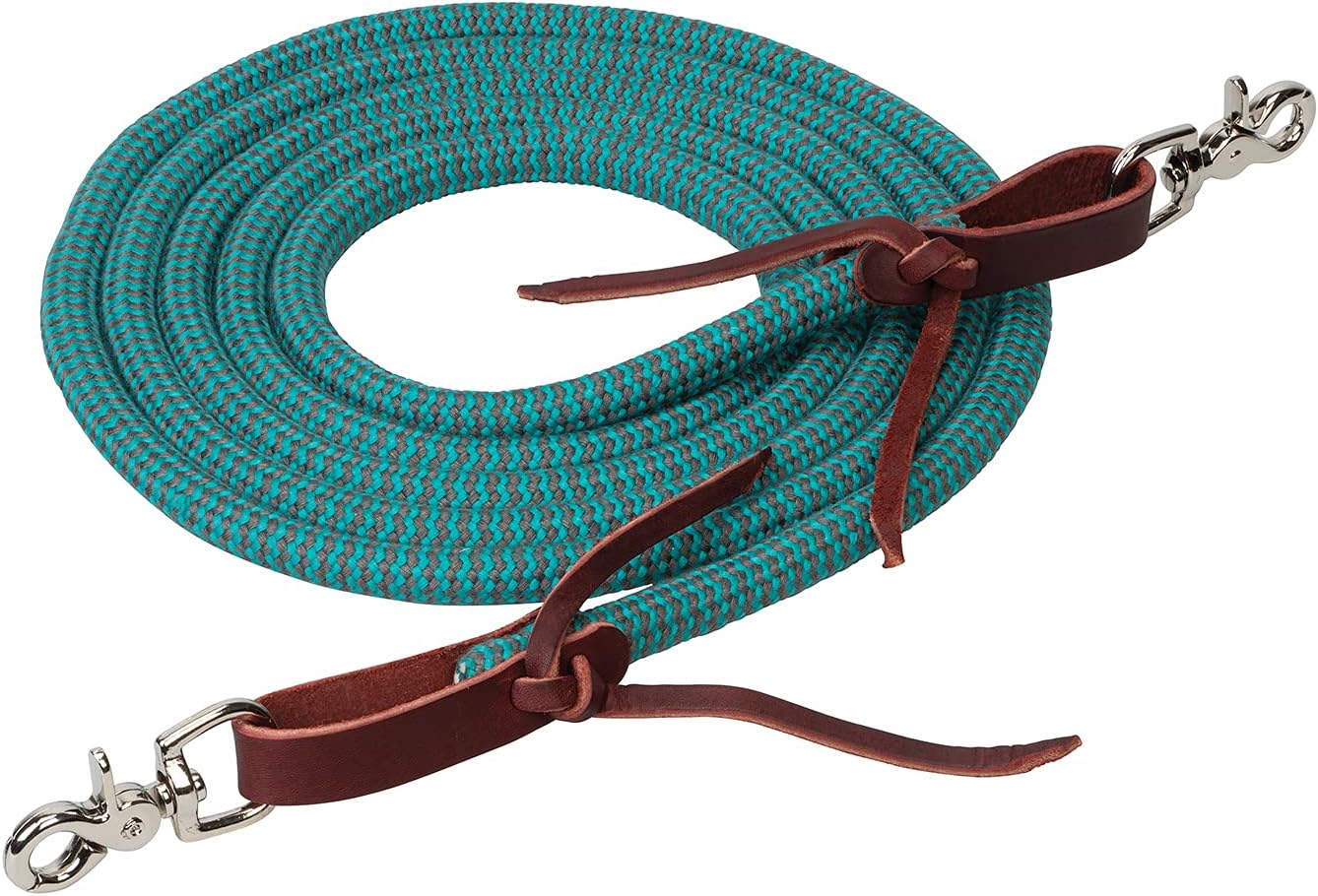 Weaver Leather EcoLuxe Bamboo Round Trail Rein, 1/2" X 10' - Hooves and Paws