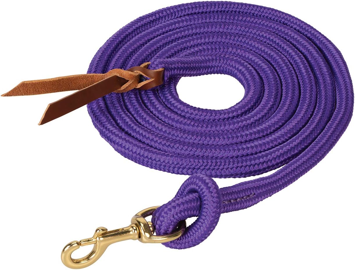 Poly Cowboy Lead with Snap, 5/8" x 10',Purple (Sell out)