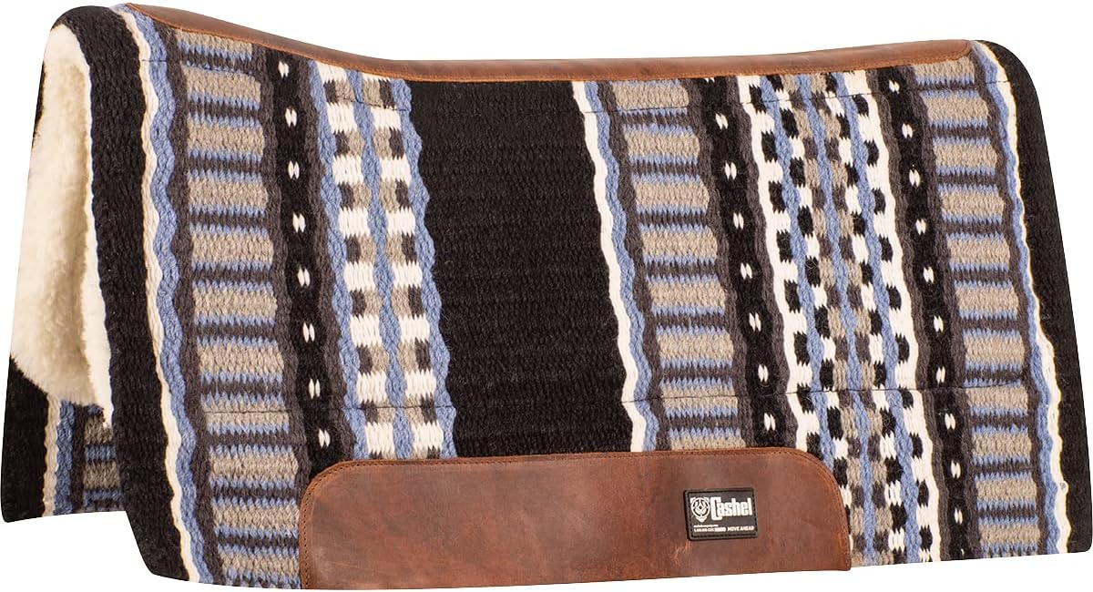 Cashel Blanket Top Performance Pad 32x34 - Merino Fleece - Comfortable Horseback Riding