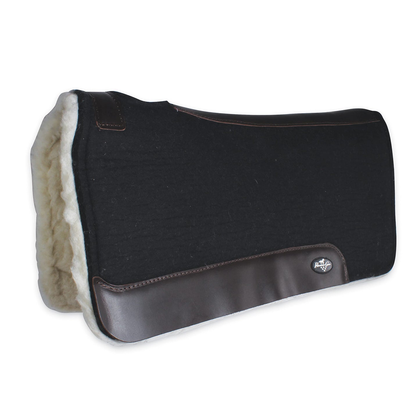 Professional's Choice 100% Wool Felt Contoured Saddle Pad - Pressure Relief & Comfort