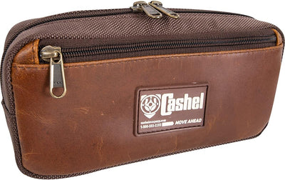 Cashel Pommel Saddle Bag with Distressed Leather, Small - Hooves and Paws