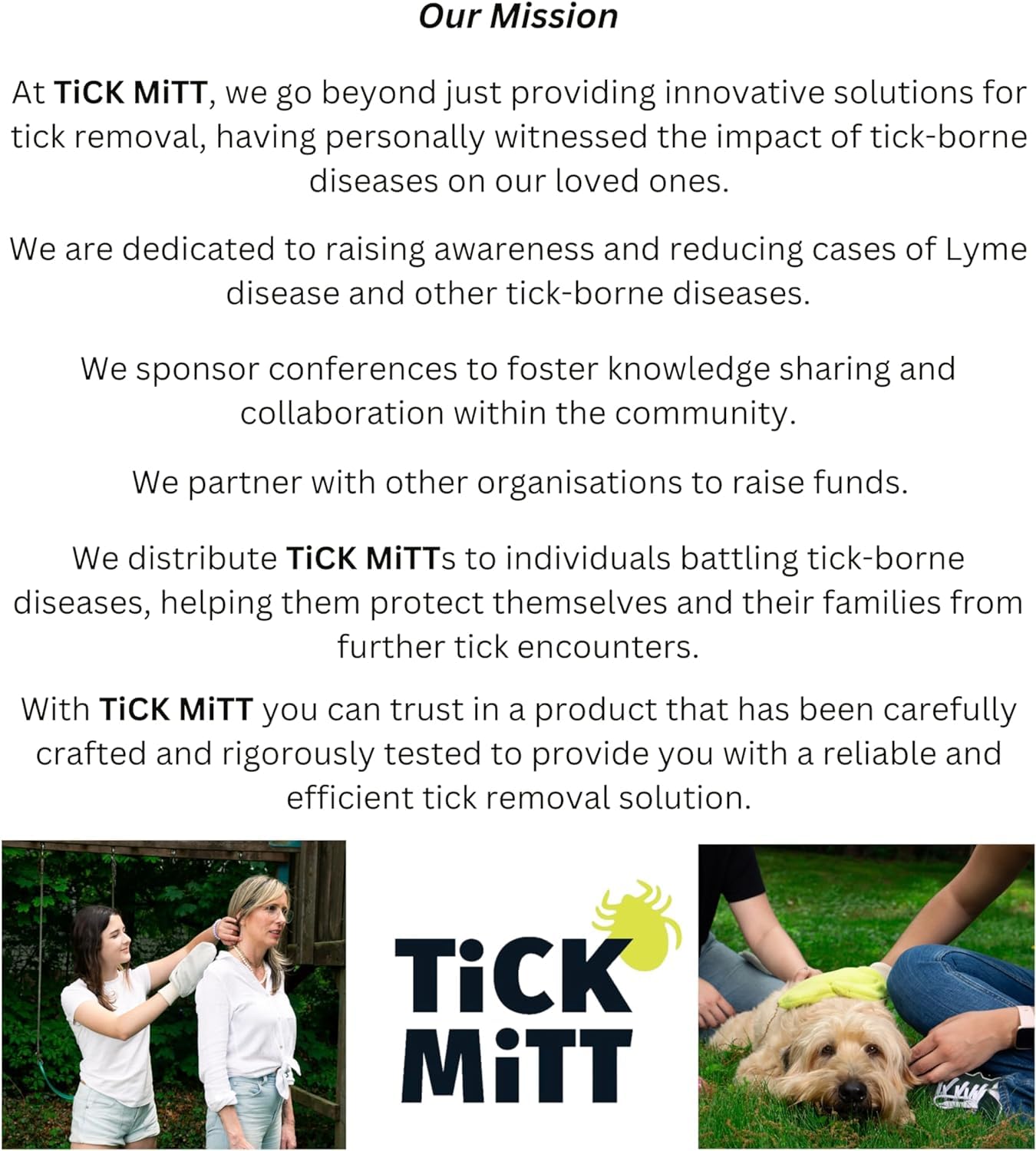 TiCK MiTT Tick Removal Glove for Humans & Pets - Safely Remove Ticks Effortlessly, Chemical-Free, Durable, Portable Tick Management Tool for Outdoor Adventures & Everyday Use | Safely Remove Ticks Effortlessly, Chemical-Free, Durable, Portable Tick